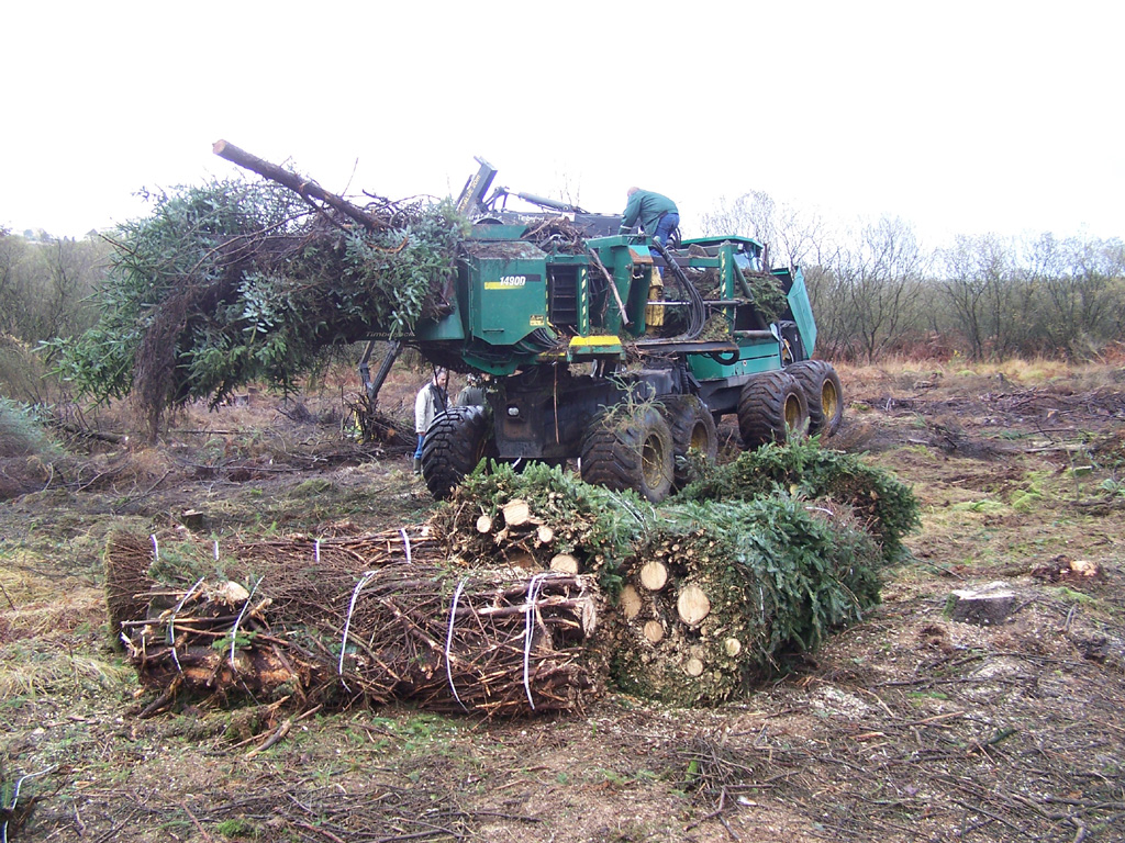 Fagoteuse forestière Timberjack 1490D, photographie — free download